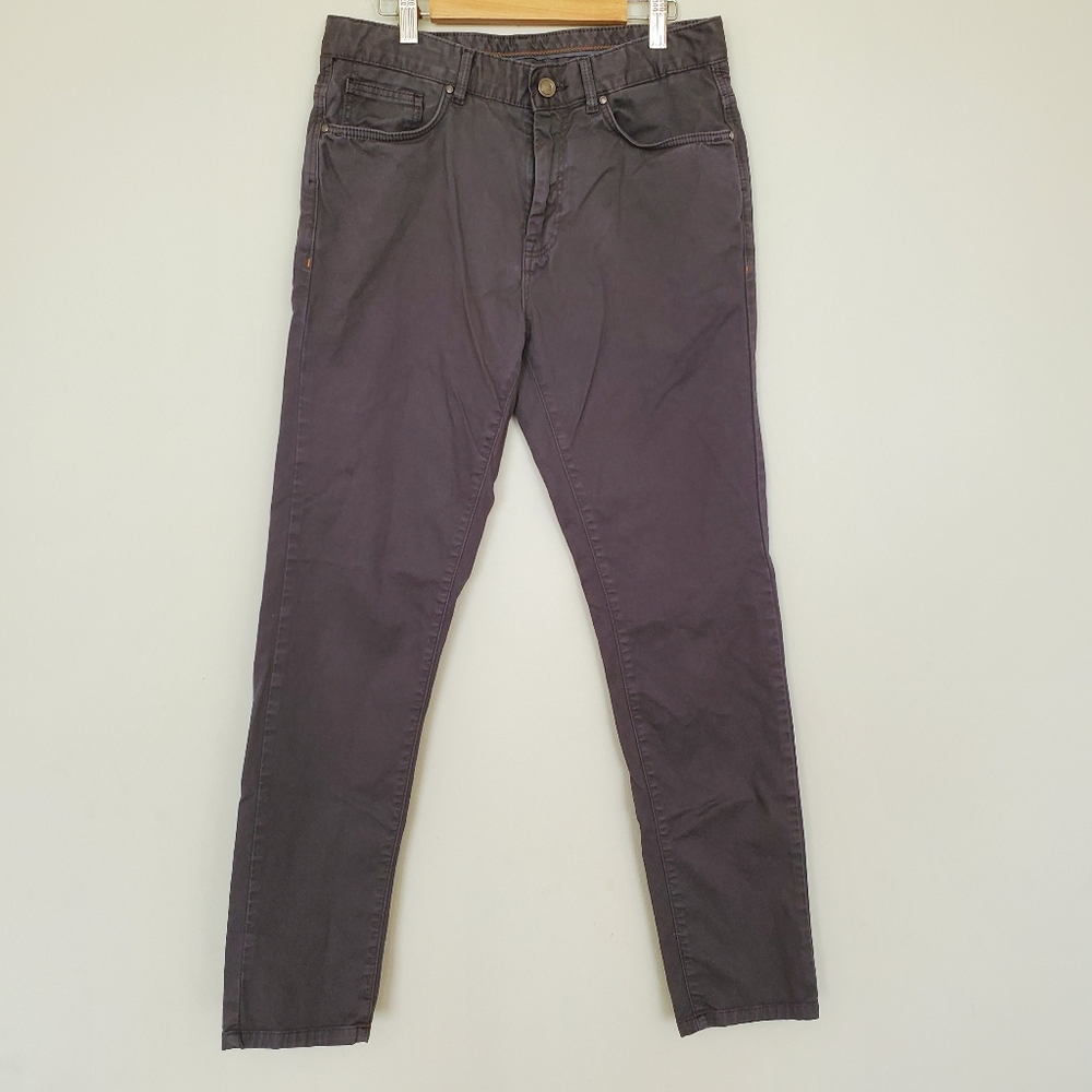 Zara dark gray skinny chino/ jeans size 30